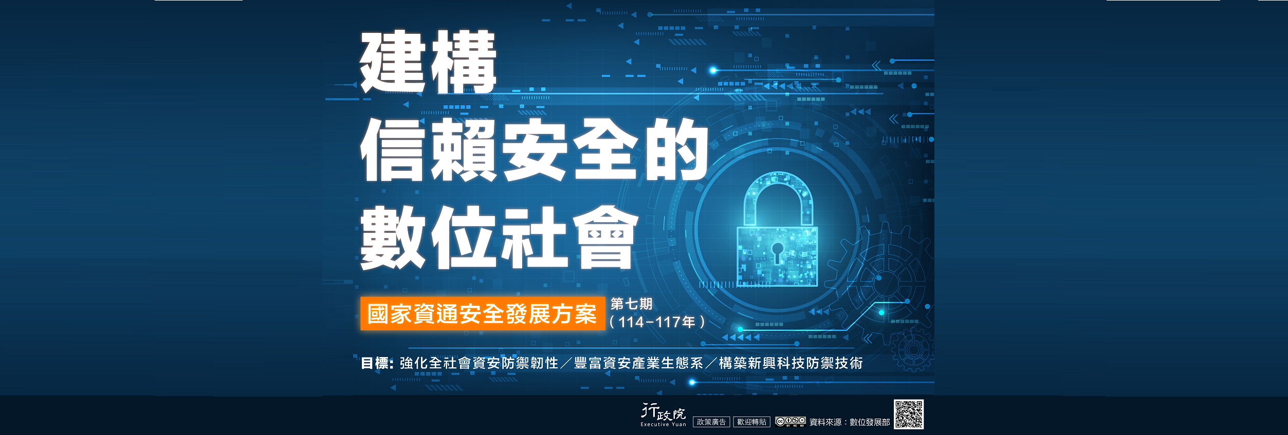 第七期國家資通安全發展方案政策圖